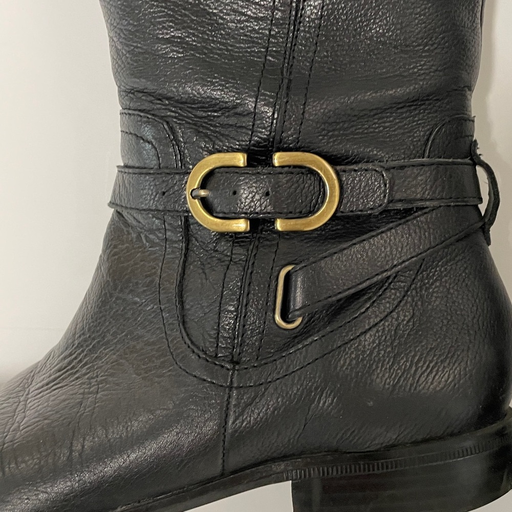 NATURALIZER | JENNINGS BLACK RIDING BOOTS, 9W